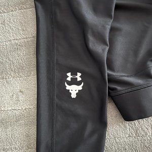 Under Armour Project Rock Women's HeatGear Full-Length Leggings-Size Large